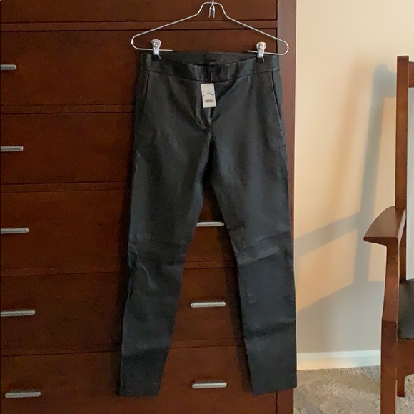 J. Crew Pants - JCrew black leather pants